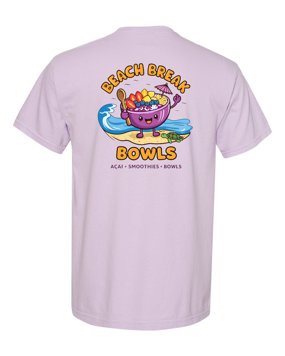 Beach Break Bowls Comfort Colors Adult T-Shirt