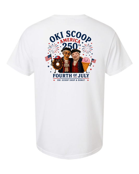 OKI Scoop 250th Comfort Colors Adult T-Shirt